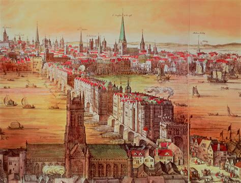 london bridge in tudor times